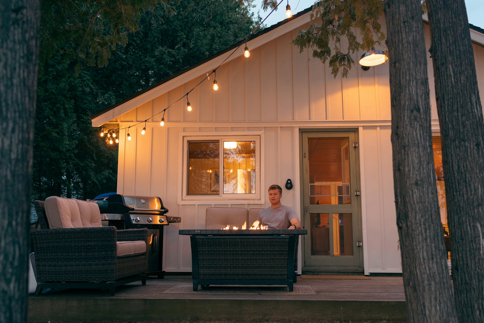 outdoor living space